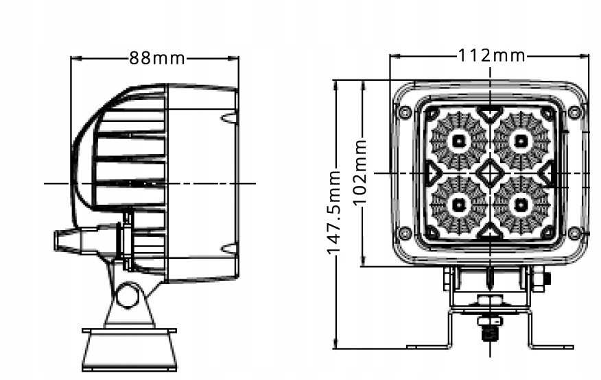 878 - 20W Osram светодиодный прожектор рабочая лампа