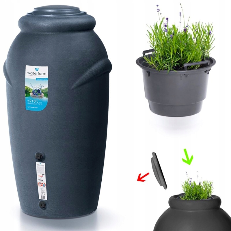 

Aquacan Zbiornik na Deszczówkę 210L 2w1 Amfora