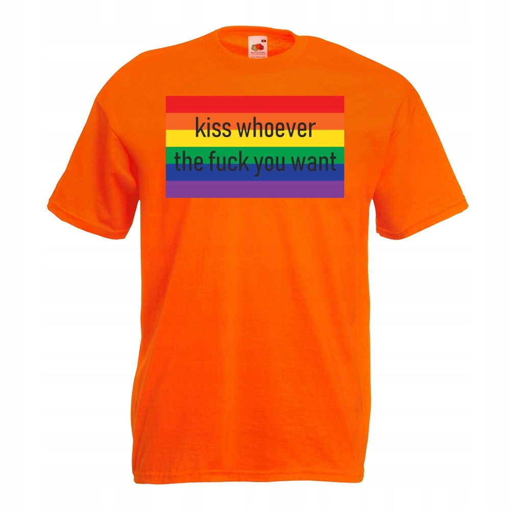 

Koszulka Lgbt marsz równości M pomarańczowa