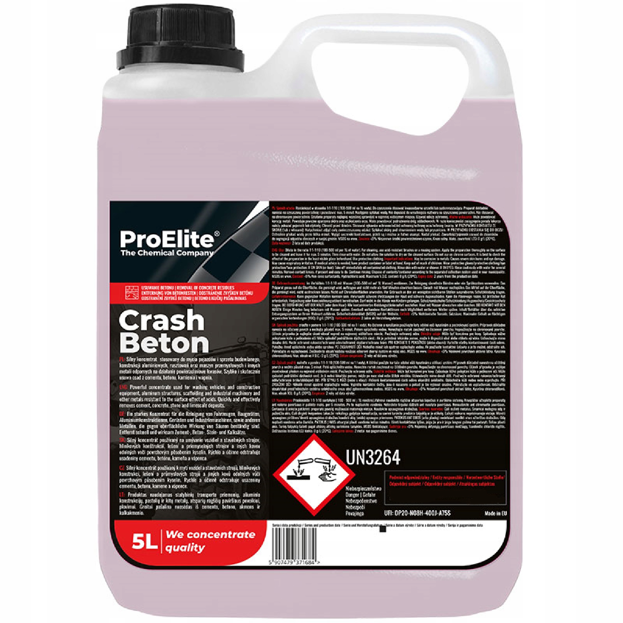 Crash Beton ProElite płyn do usuwania betonu 5L