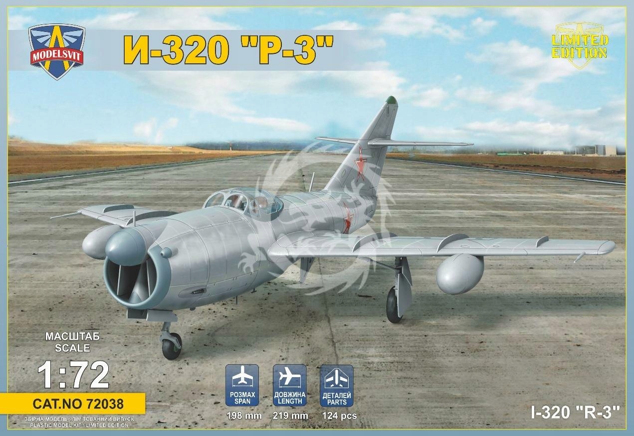 Model plastový I-320 "R-3" ModelSvit 72038 měřítko 1/72