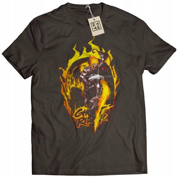 

Koszulka Ghost Rider Marvel brązowa L