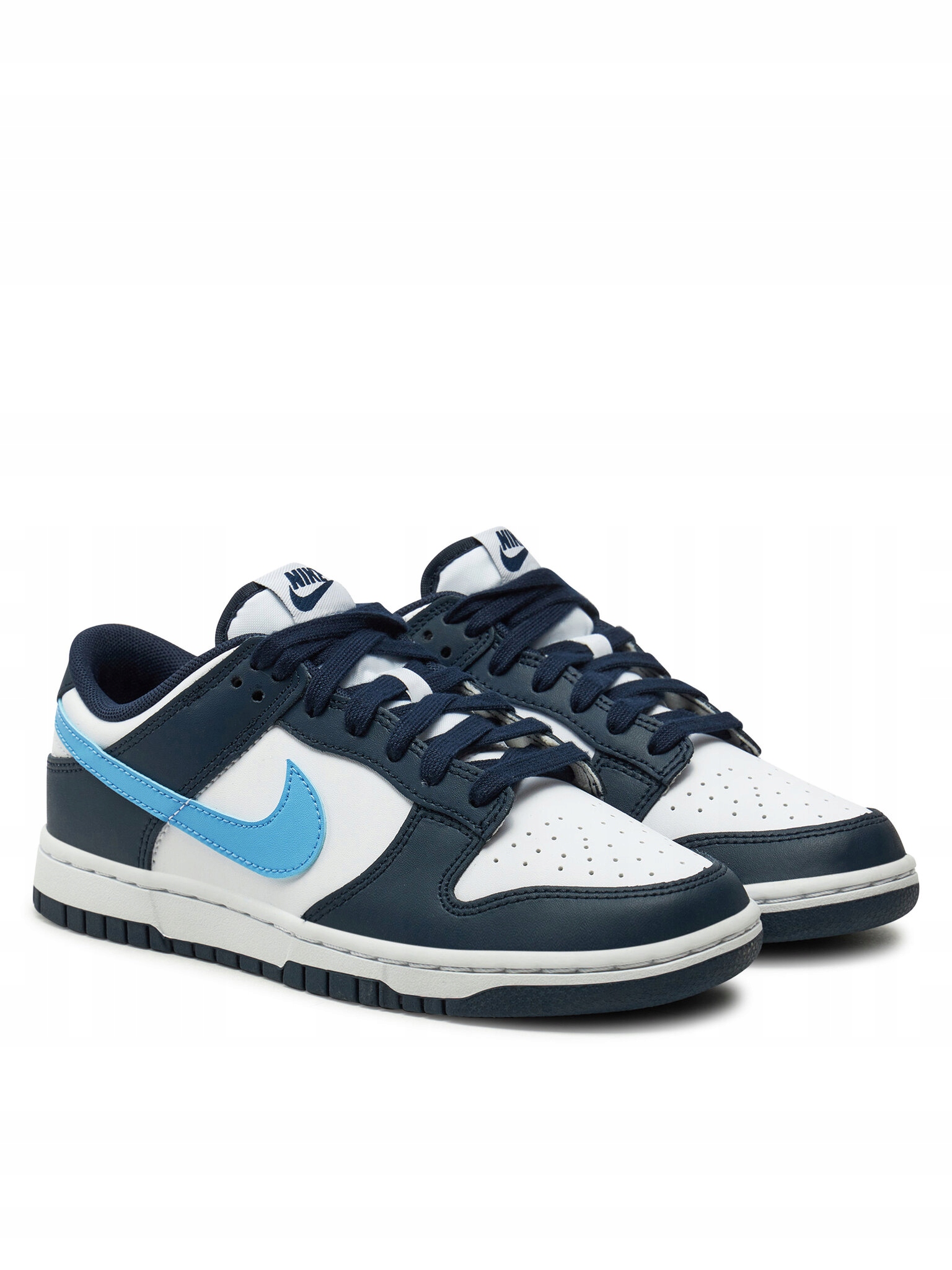 Nike Dunk Low Sportovní Kožené Boty S Logem 38,5 U_a