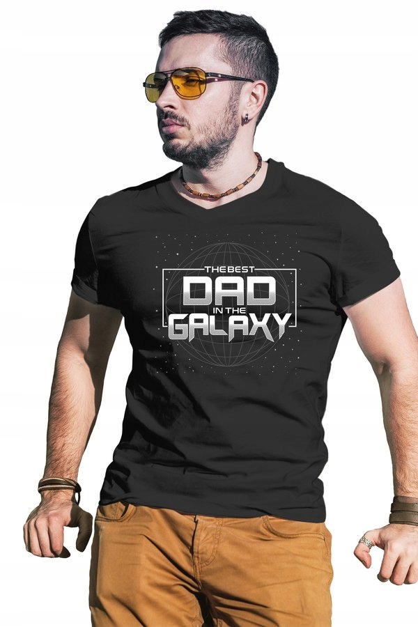 

Koszulka dla ojca The Best Dad In The Galaxy 2XL