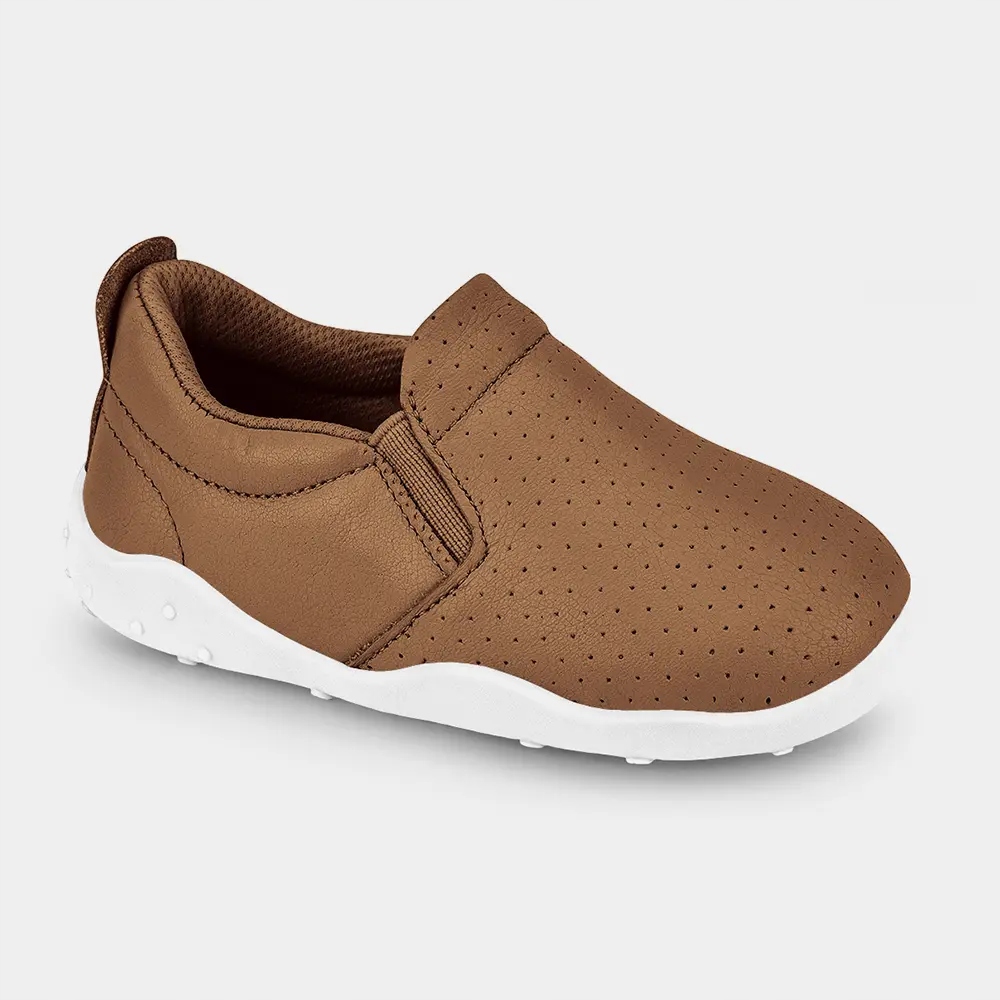 Buty skórzane barefoot Bibi 1215037 Brązowe 20