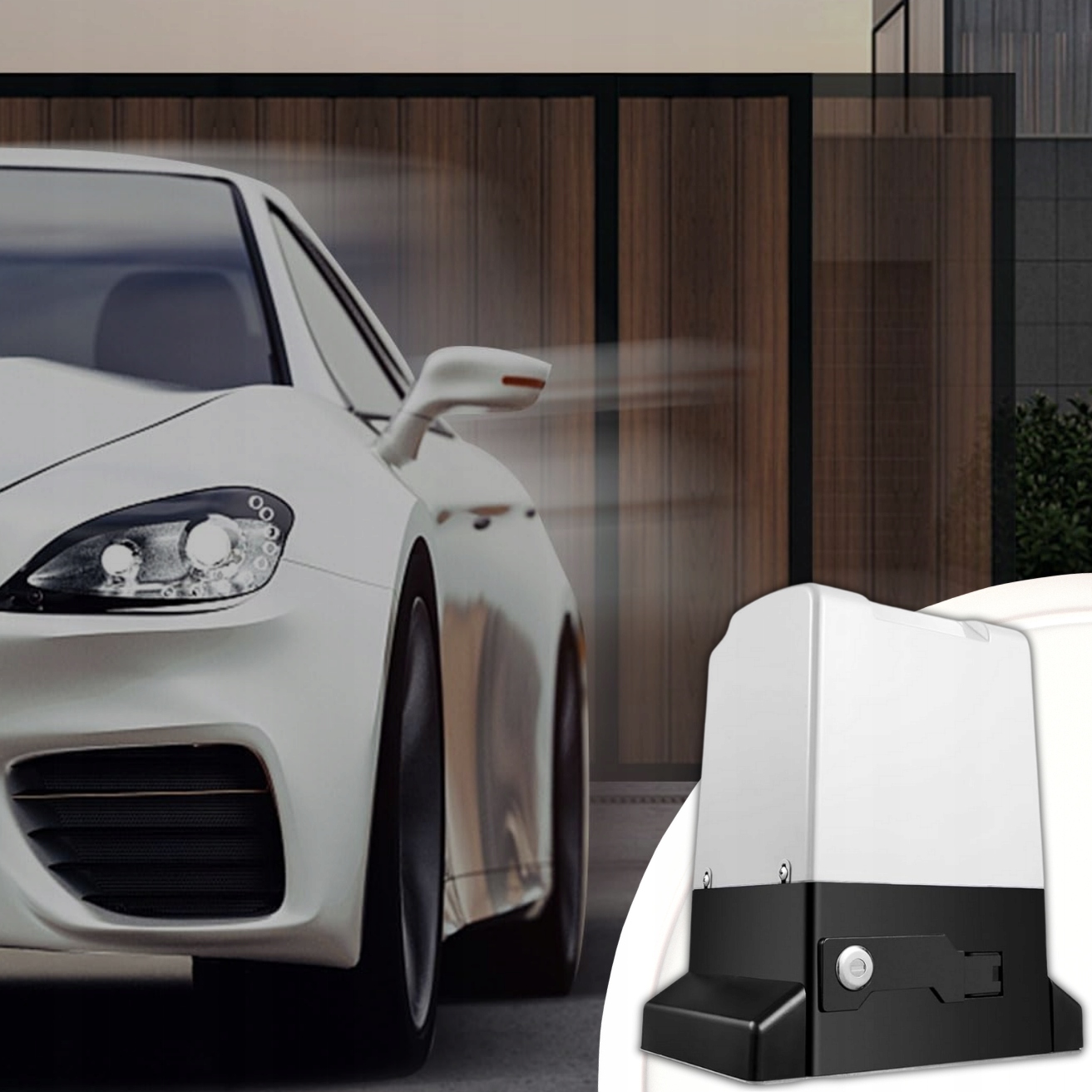 ZESTAW AUTOMAT DO BRAMY NAPĘD 600kg NA PILOTA 5x LISTWA 5 metrów LAMPA Czas otwarcia 56 s