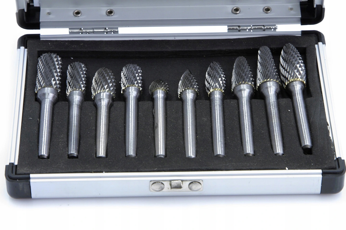 PILNIKI OBROTOWE FREZY DO METALU TRZPIENIOWE 10szt Marka inna