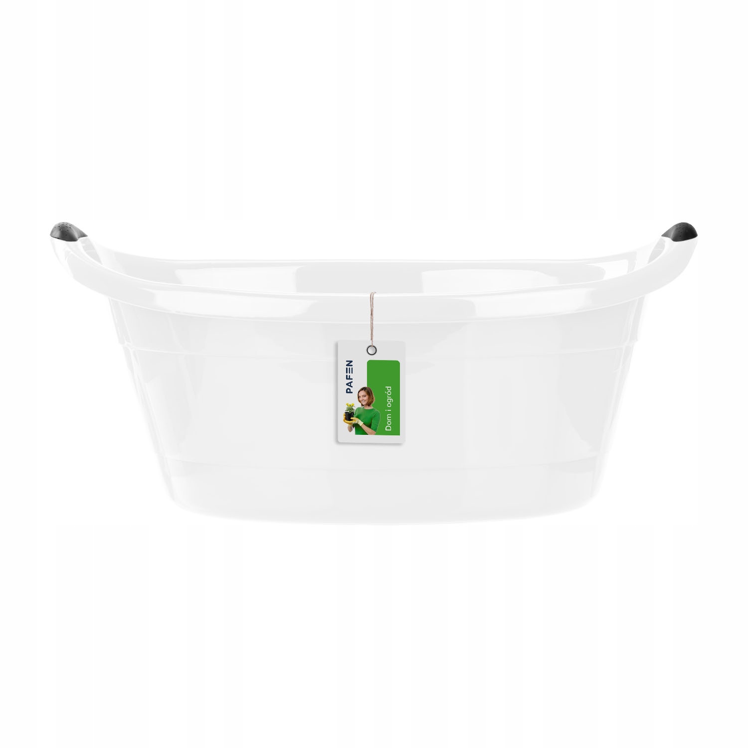 Miska 40L na pranie owalna 71cm biała Marka Pafen