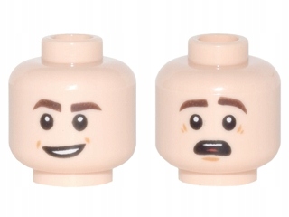 

Lego Główka Głowa Dwustronna Cielista 3626cpb1794