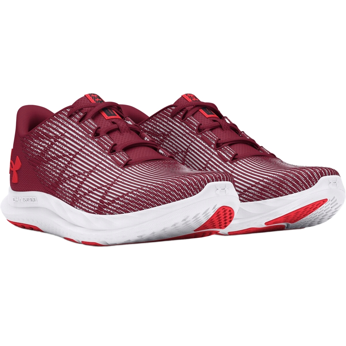 UNDER ARMOUR BUTY SPORTOWE MĘSKIE CZERWONE Z LOGO 44,5 Ż3F