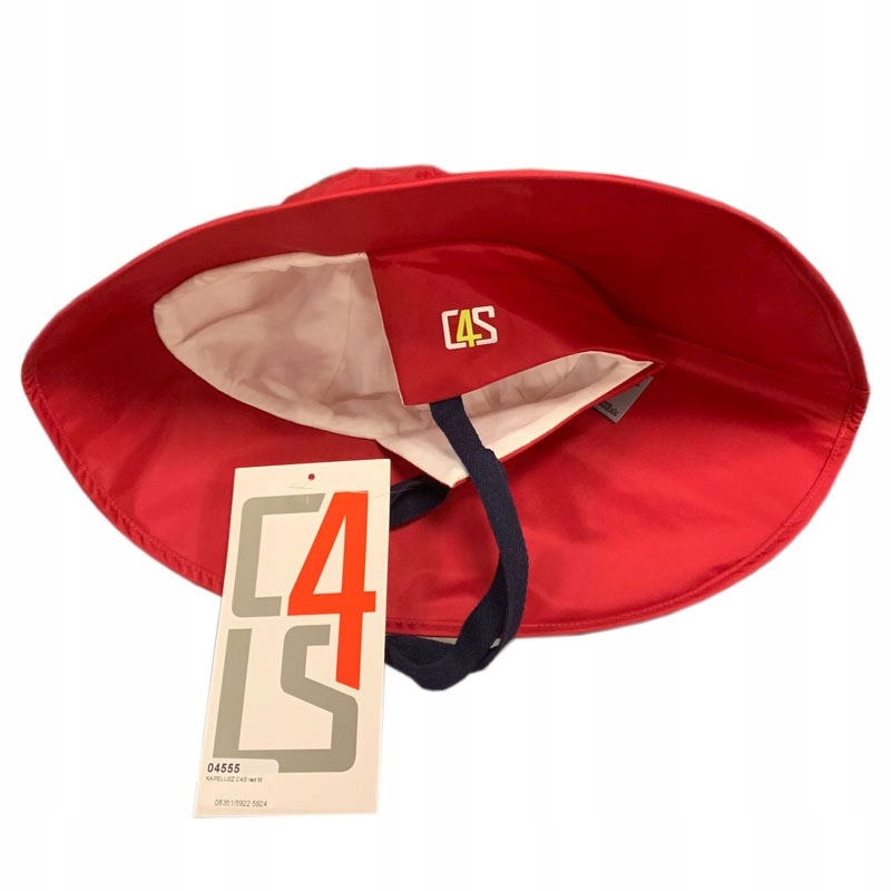 KAPELUSZ ŻEGLARSKI CZAPKA C4S RED M - 04555 Kolor dominujący pomarańcze i czerwienie