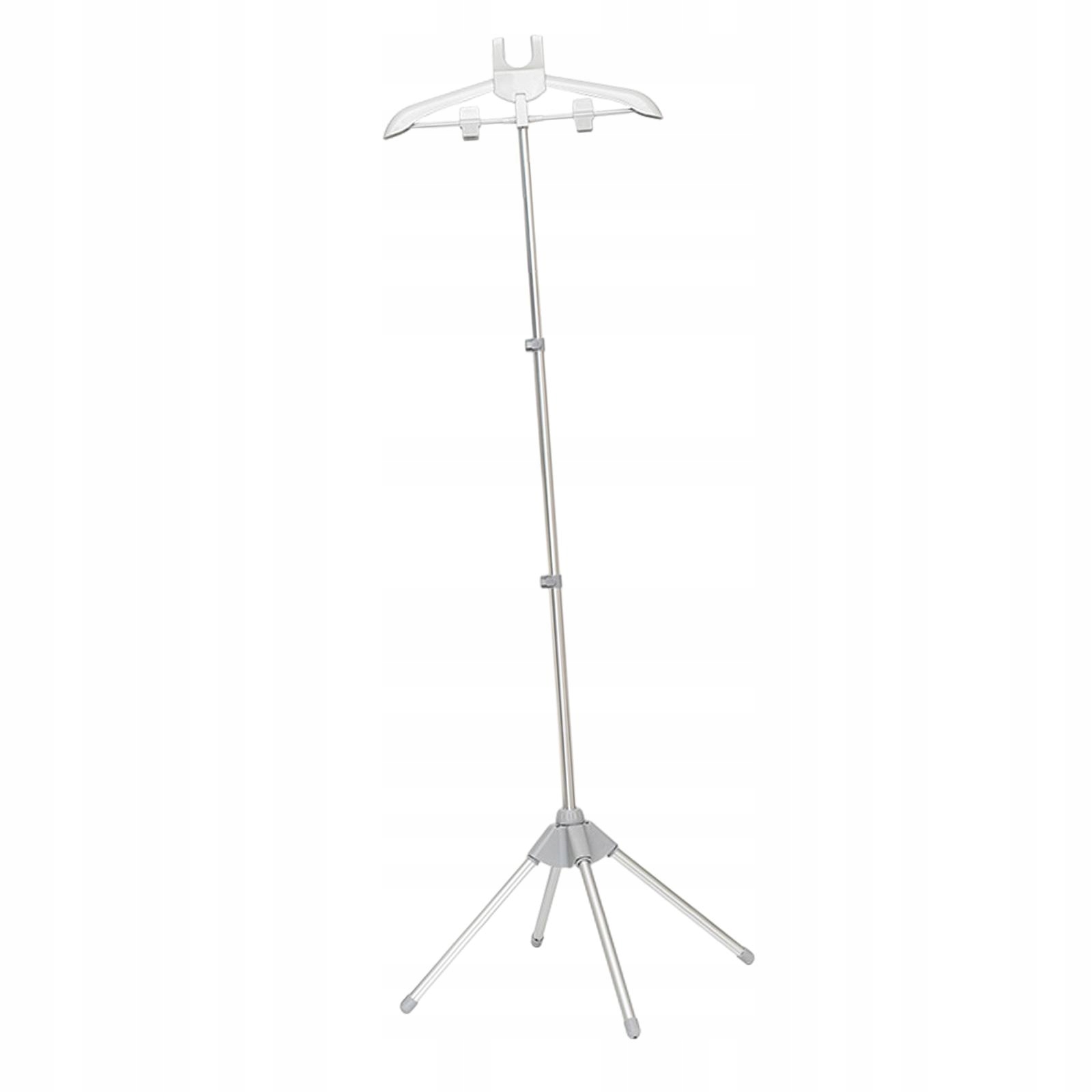 Ręczny stojak na parownicę do ubrań Regulowany, szary Typ stojący