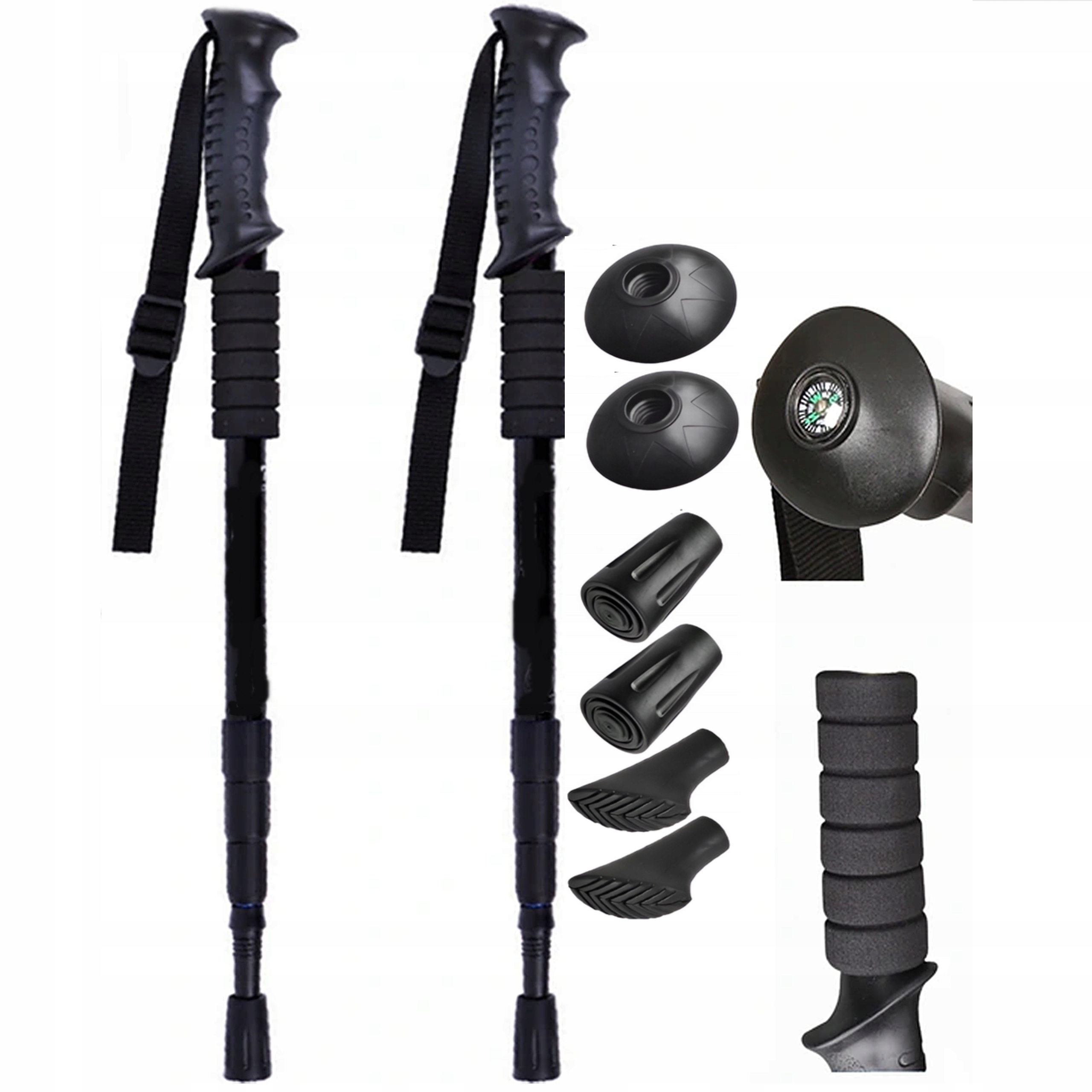 KIJE TEKKINGOWE DO CHODZENIA PO GÓRACH KIJKI NORDIC WALKING KIJKI NA GÓRY Liczba segmentów 3