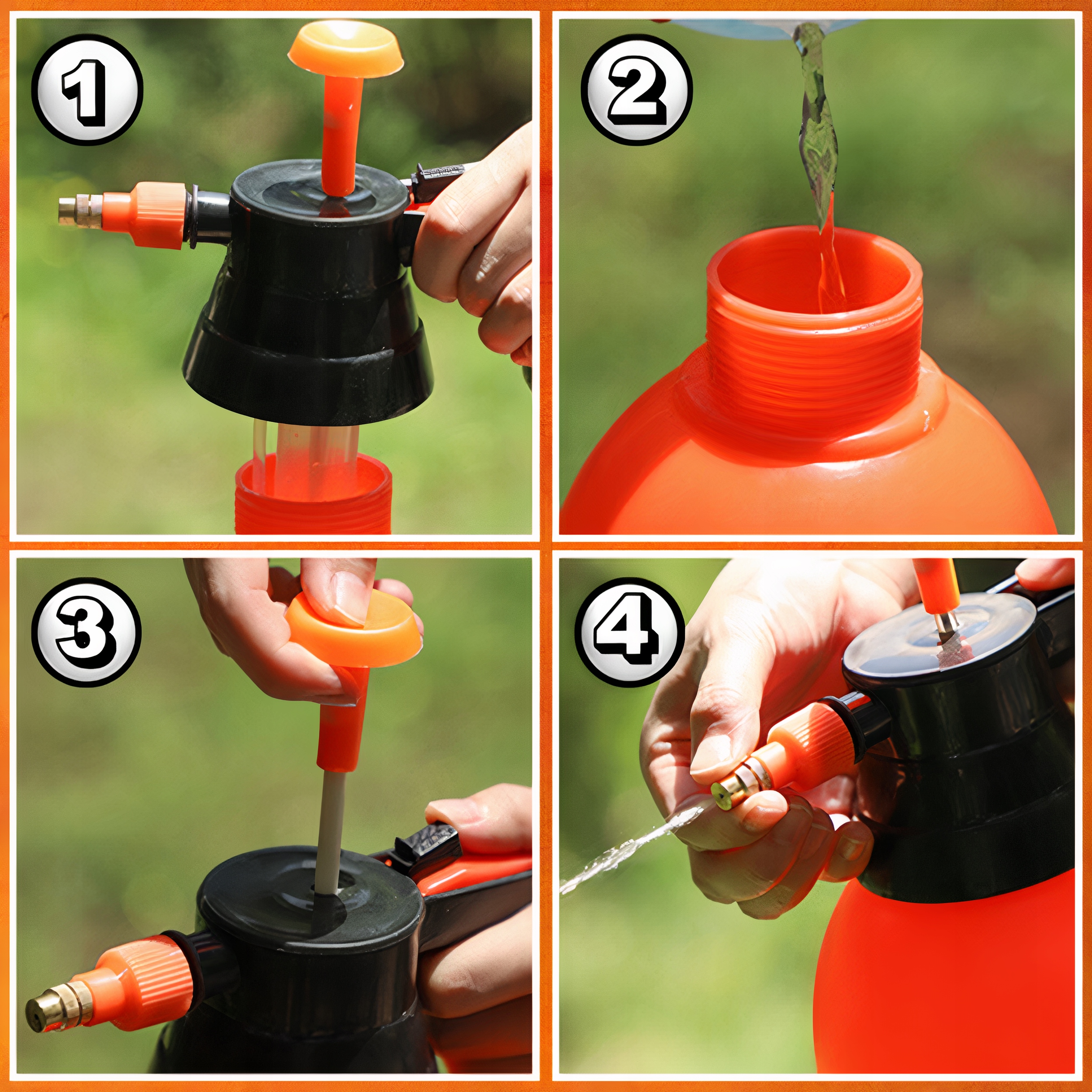 OPRYSKIWACZ CIŚNIENIOWY OPRYSKIWACZ RĘCZNY OGRODOWY DOMOWY SPRYSKIWACZ 2L Długość lancy 5 cm