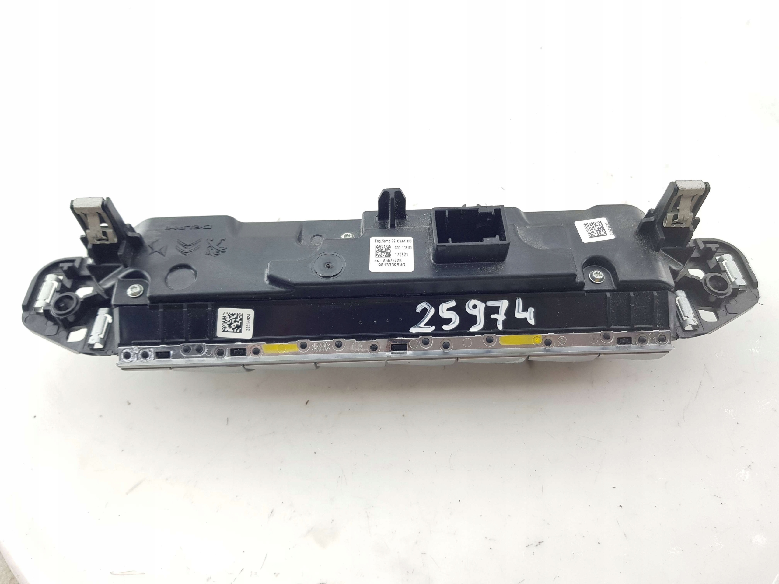 control panel PEUGEOT 3008 II 98133395VG