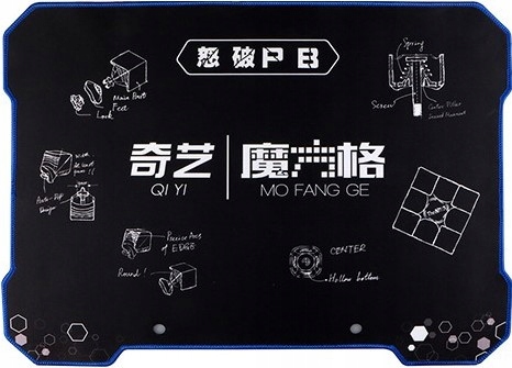 MATA do KOSTEK LOGICZNYCH do układania kostka + podstawka do kostki rubika