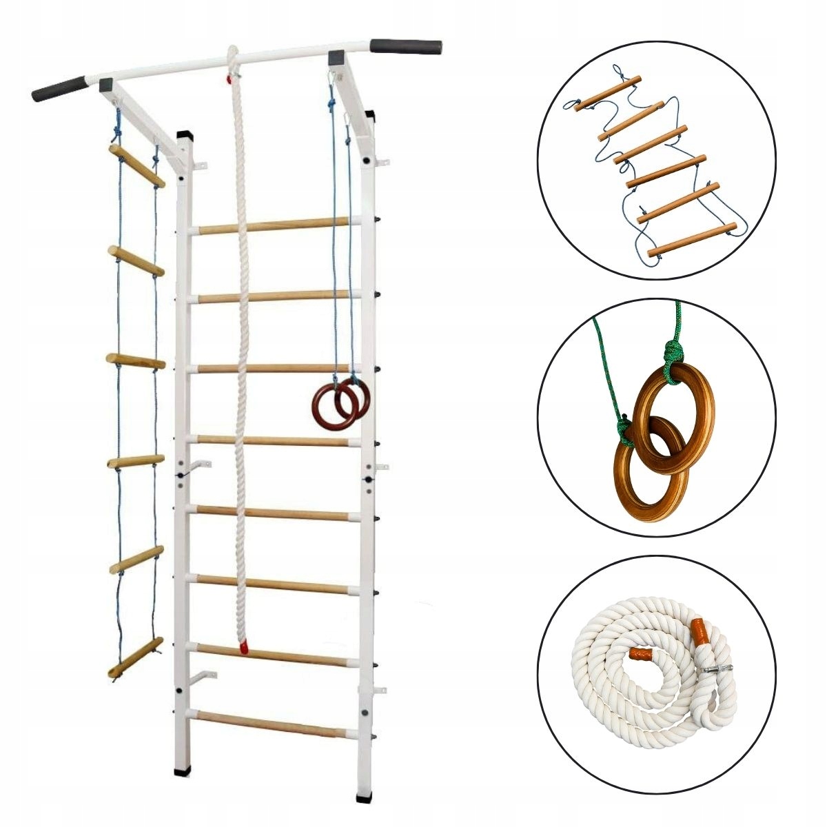 Gymnastický žebřík Sport Child Plus bílý