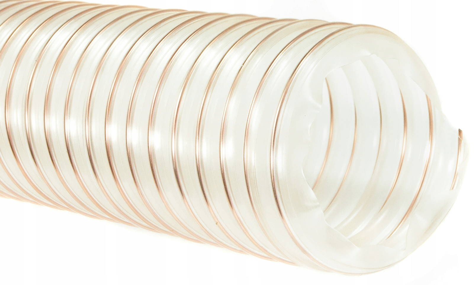 Wąż Odciąg Antystatyczny Rura PUR SPIRO 125 mm Poliuretan PROTAPE AS Went