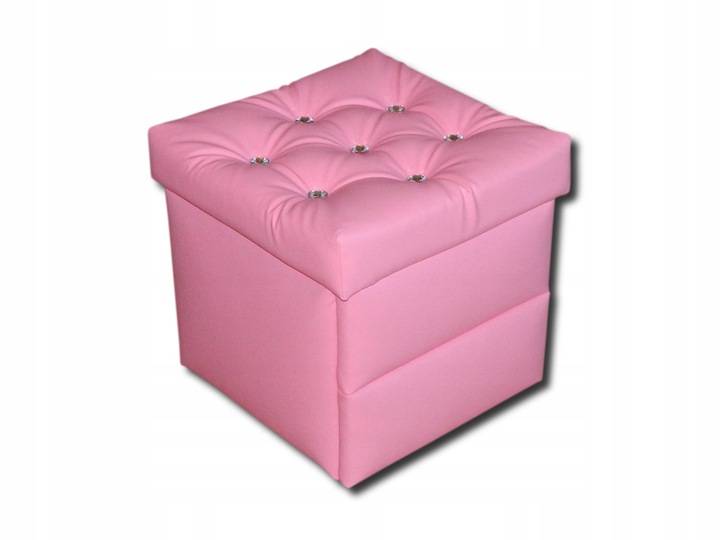 Puf pufa ławeczka tapicerowana dwa schowki 40/40 Kod producenta S/40/40