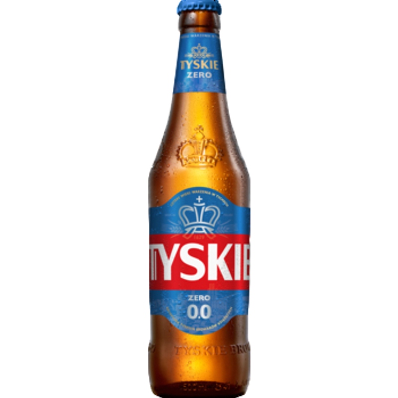 Piwo TYSKIE 0% butelka 500ml