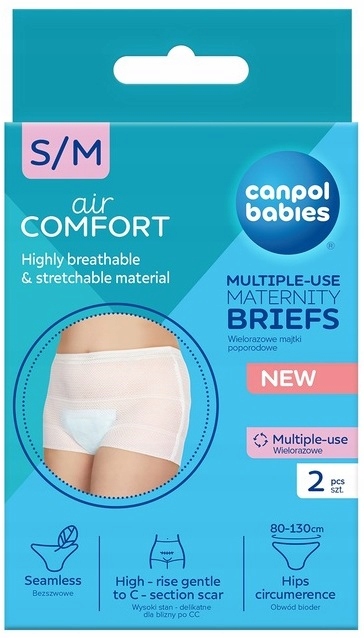 CANPOL WIELORAZOWE MAJTKI POPORODOWE S/M 2 SZT.