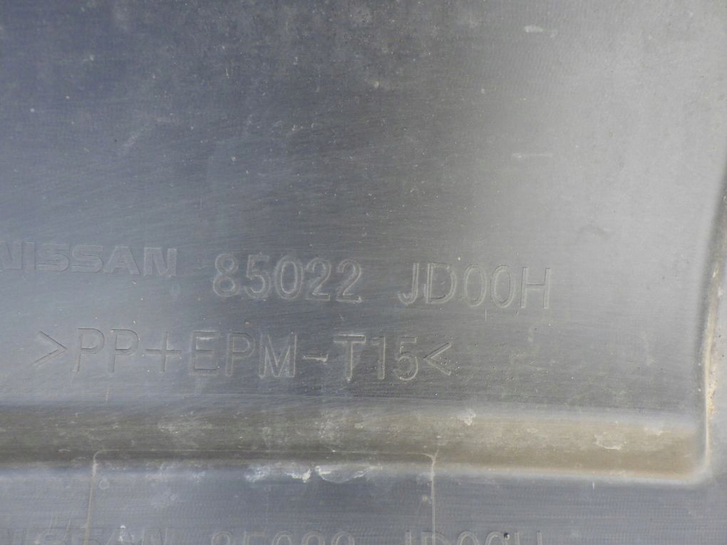 NISSAN QASHQAI J10 06- without PDC bumper rear