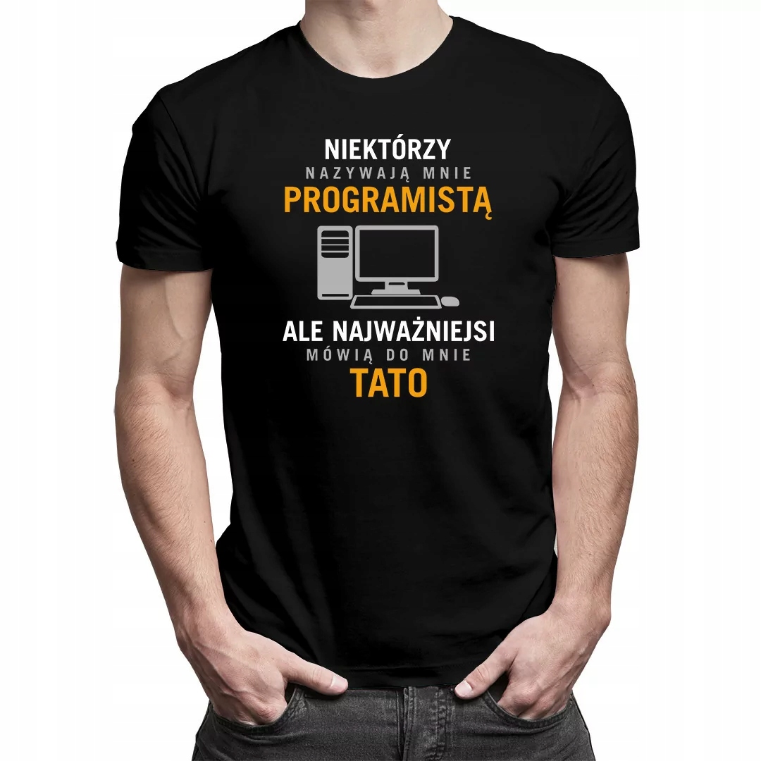 

Nazywają mnie programistą koszulka dla taty