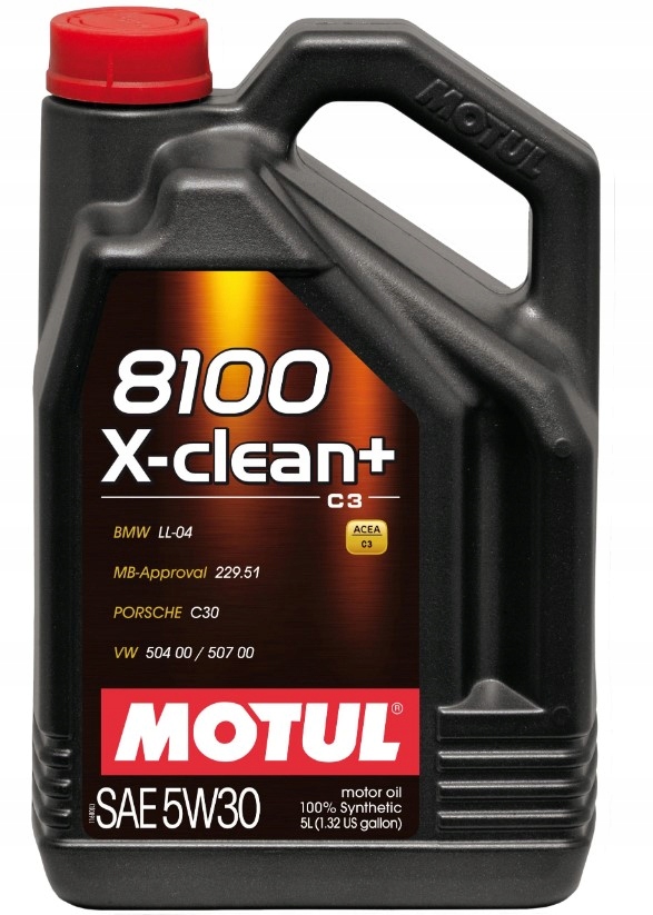 

Motul 8100 X-Clean+ C3 5W30 5L