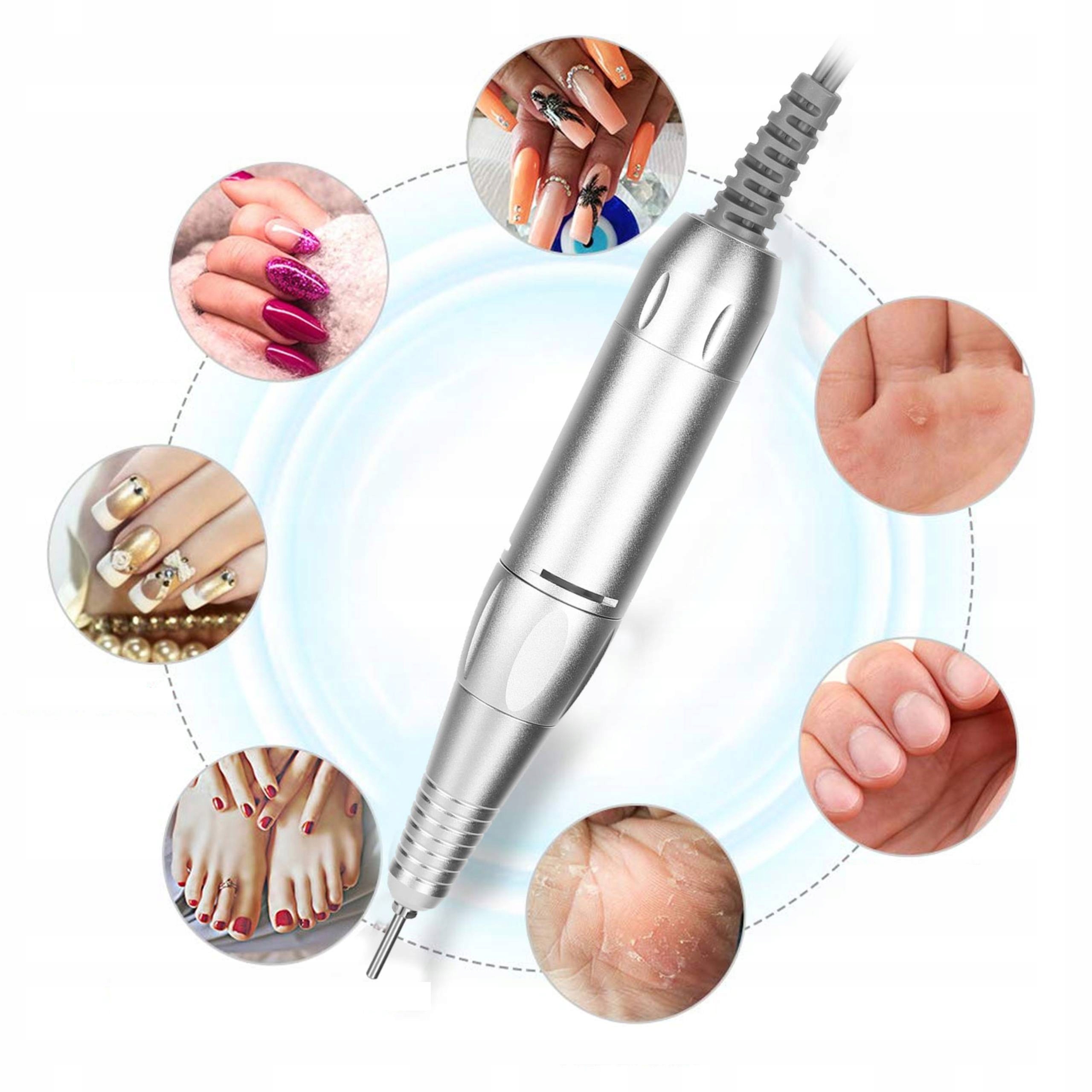 WIERTARKA DO PAZNOKCI RĘKOJEŚĆ MANICURE PEDICURE Stan opakowania oryginalne