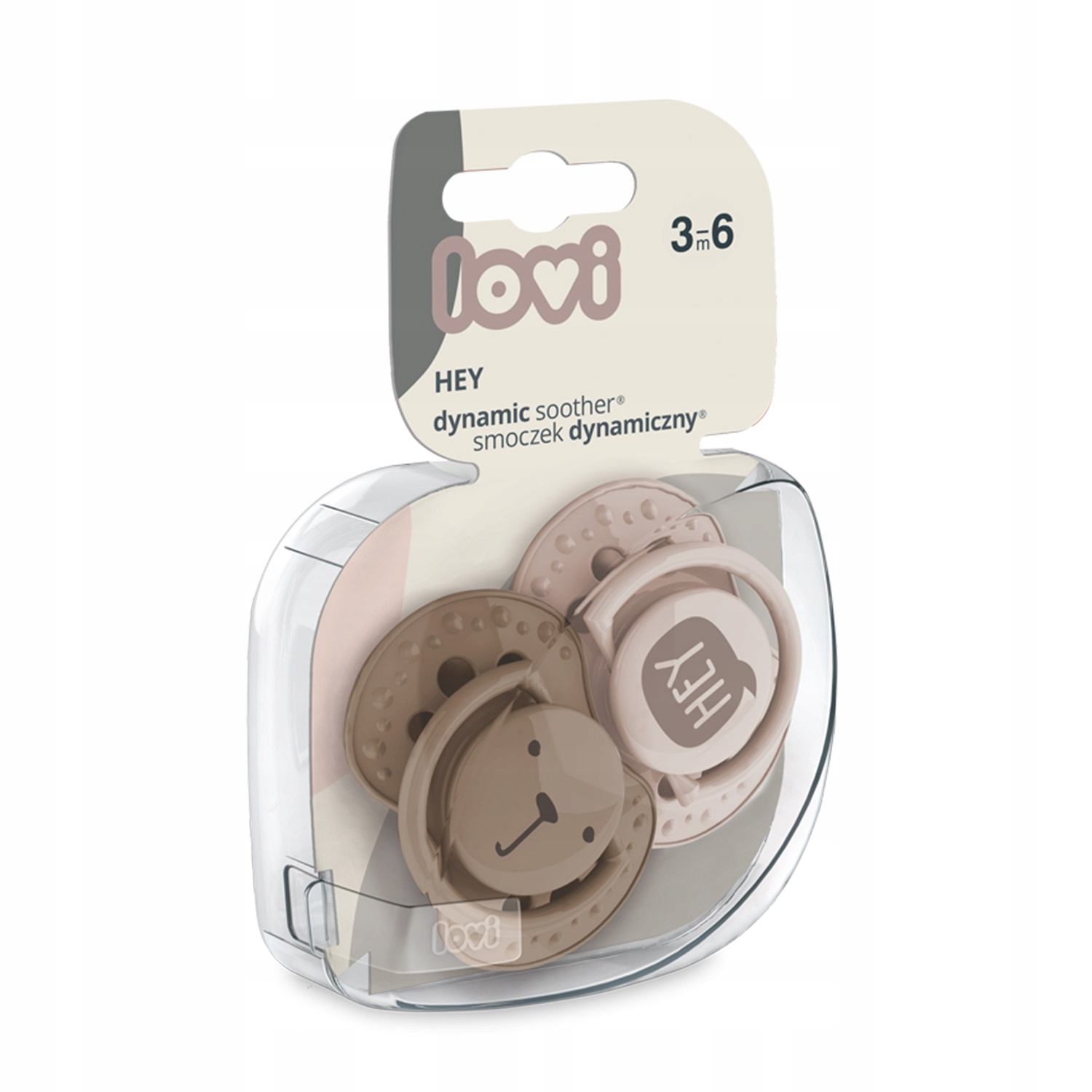 LOVI 2 smoczki smoczek dynamiczny 3-6 m+ HEY GIRL Kod producenta 22/886girl