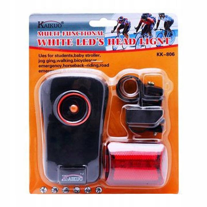 ZESTAW ROWEROWY LAMPKA PRZÓD + TYŁ ŚWIATŁO ROWER Rodzaj zestaw