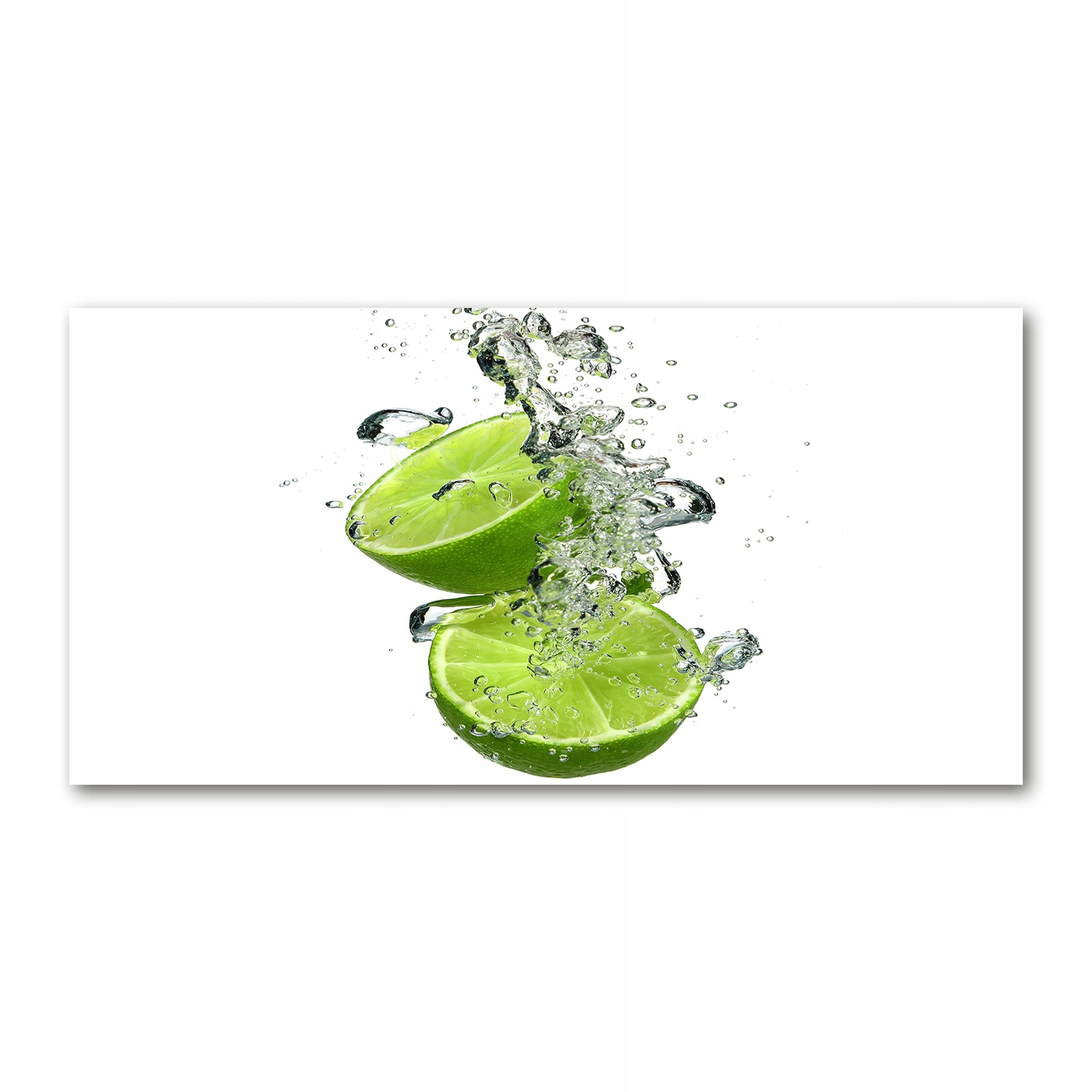 

Foto obraz szkło akryl Limonka pod wodą 120X60 cm