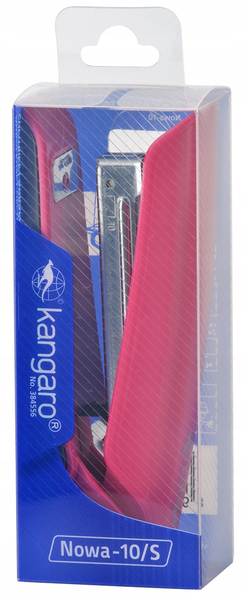 Zszywacz KANGARO Nowa-10/S zszywa do 15k różowy Rodzaj Biurowy