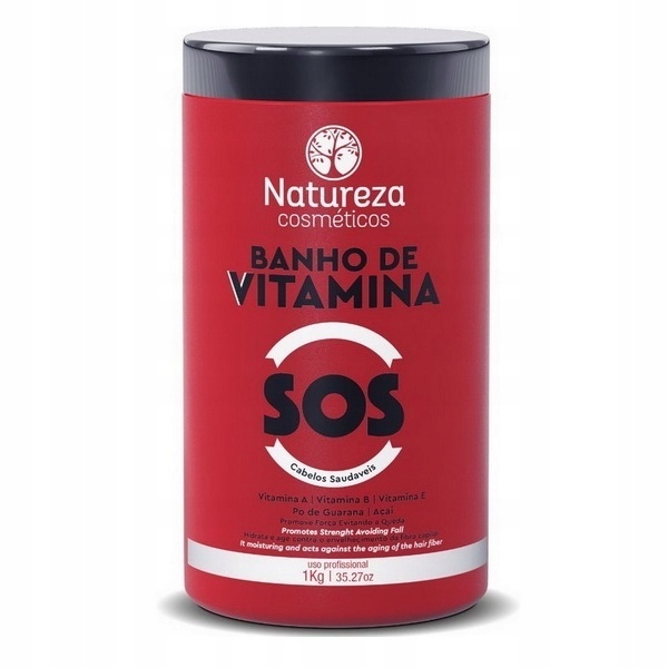 Natureza cosmeticos maska Sos banho de Vitamina 1 l