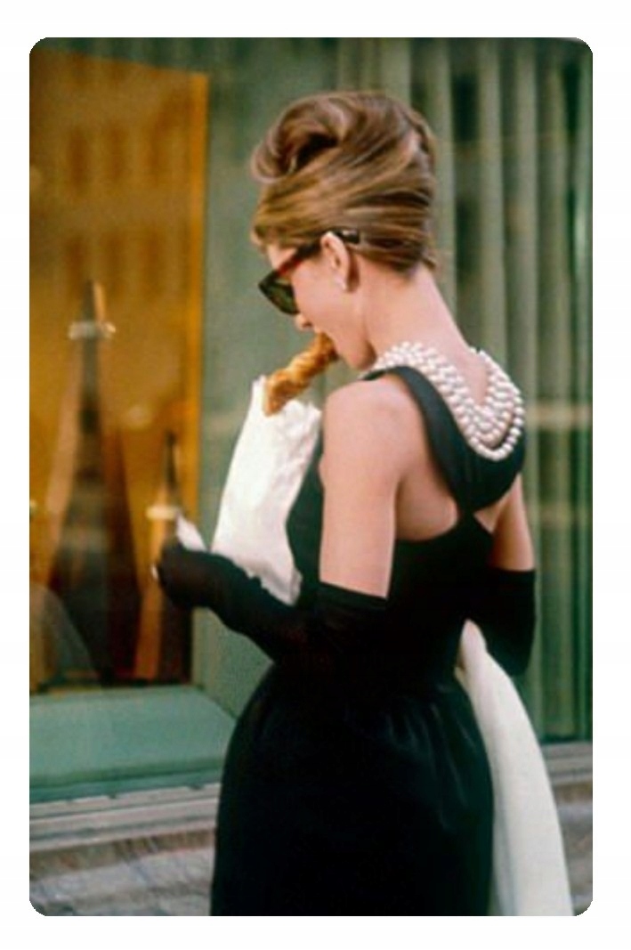 

Magnes na lodówkę Audrey Hepburn śniadanie