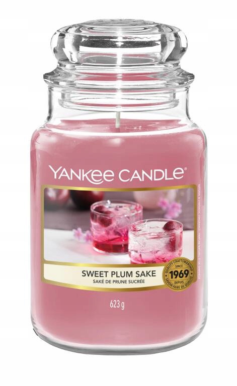 

Sweet Plum Sake - Yankee Candle - duża świeca