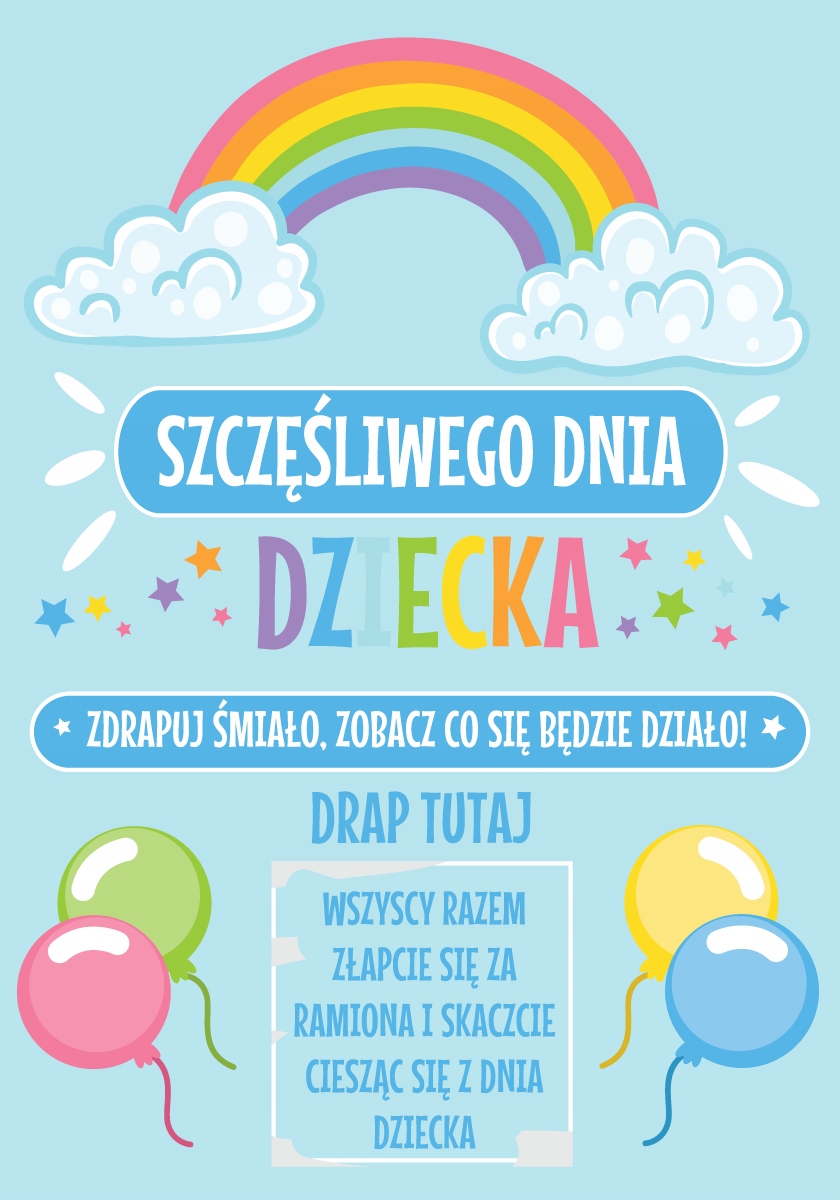 ZDRAPKA ZABAWA DZIEŃ DZIECKA SZKOŁA PRZEDSZKOLE Marka inna