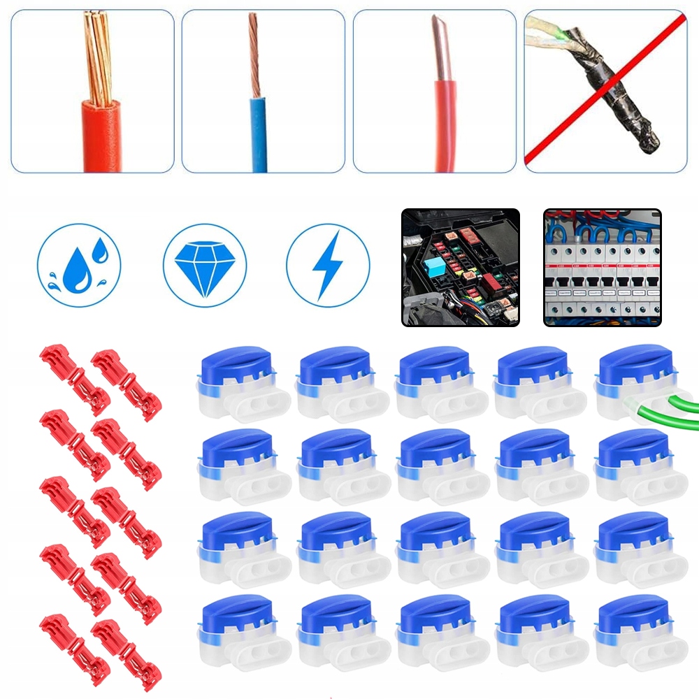 Zaciski Przyłączeniowe do Kosiarek, Łączników Kablowych do Robota Koszącego