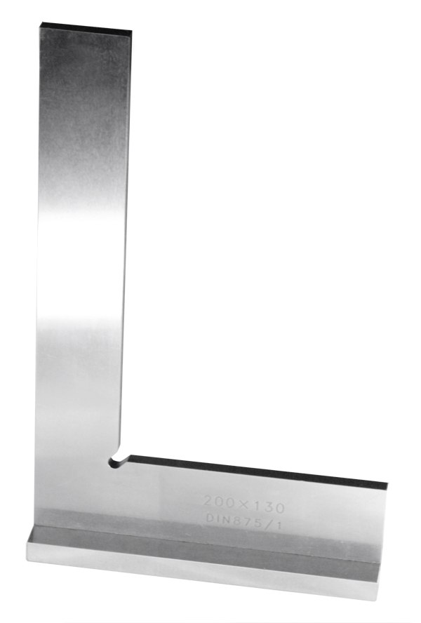 Kątownik ze stopką L400x265mm INOX DIN8751