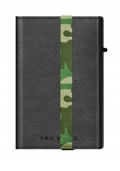 Peněženka Click & Slide Strap Edge Nappa Black Camouflage/Black
