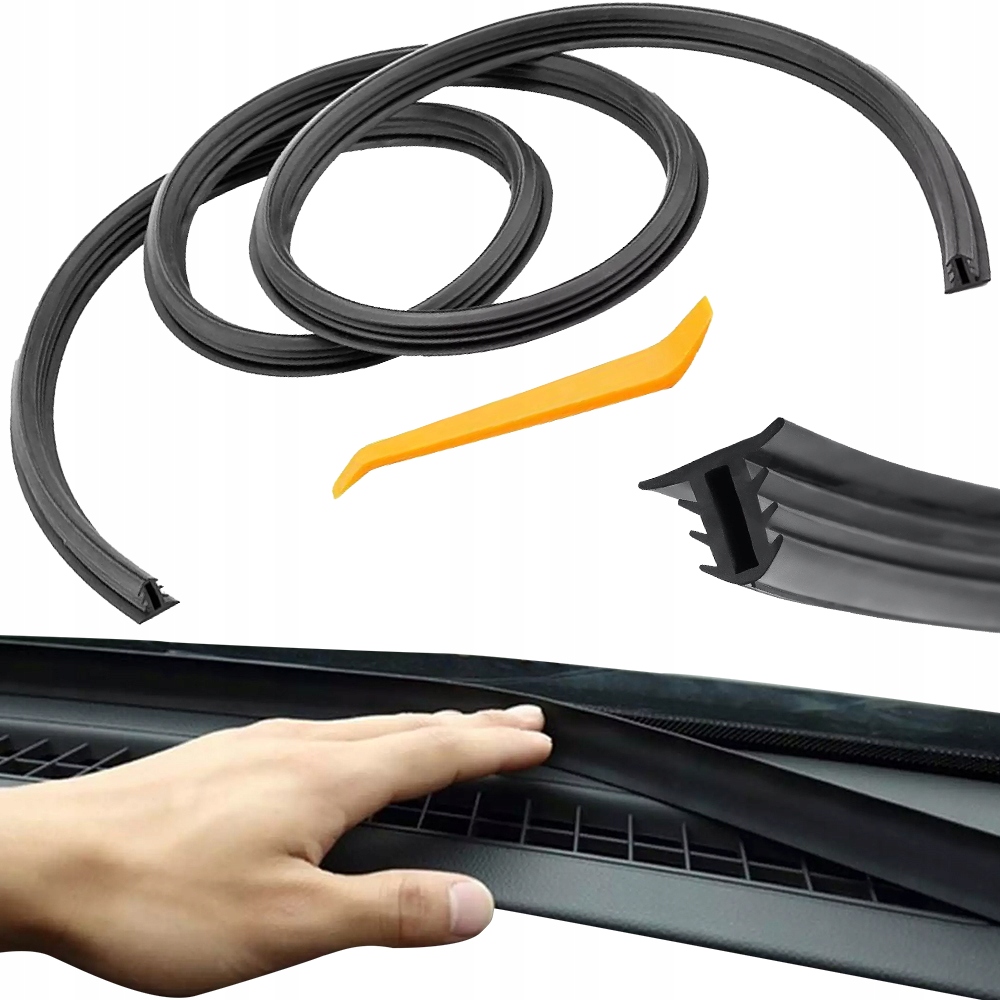 UNIWERSALNA USZCZELKA TAŚMA LISTWA DO KOKPITU DESKI PODSZYBIA SAMOCHODU