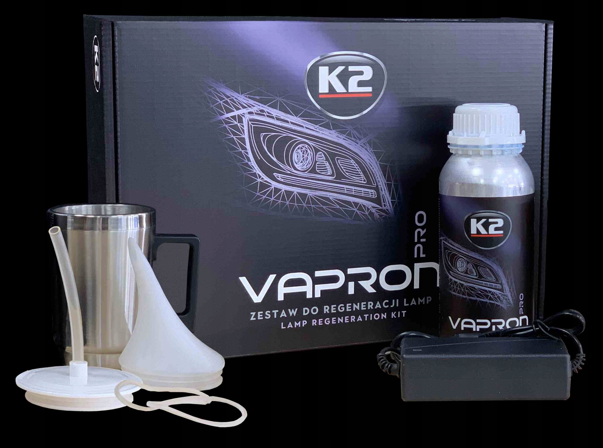 Regenerace Světlometů Vapron Sada K2