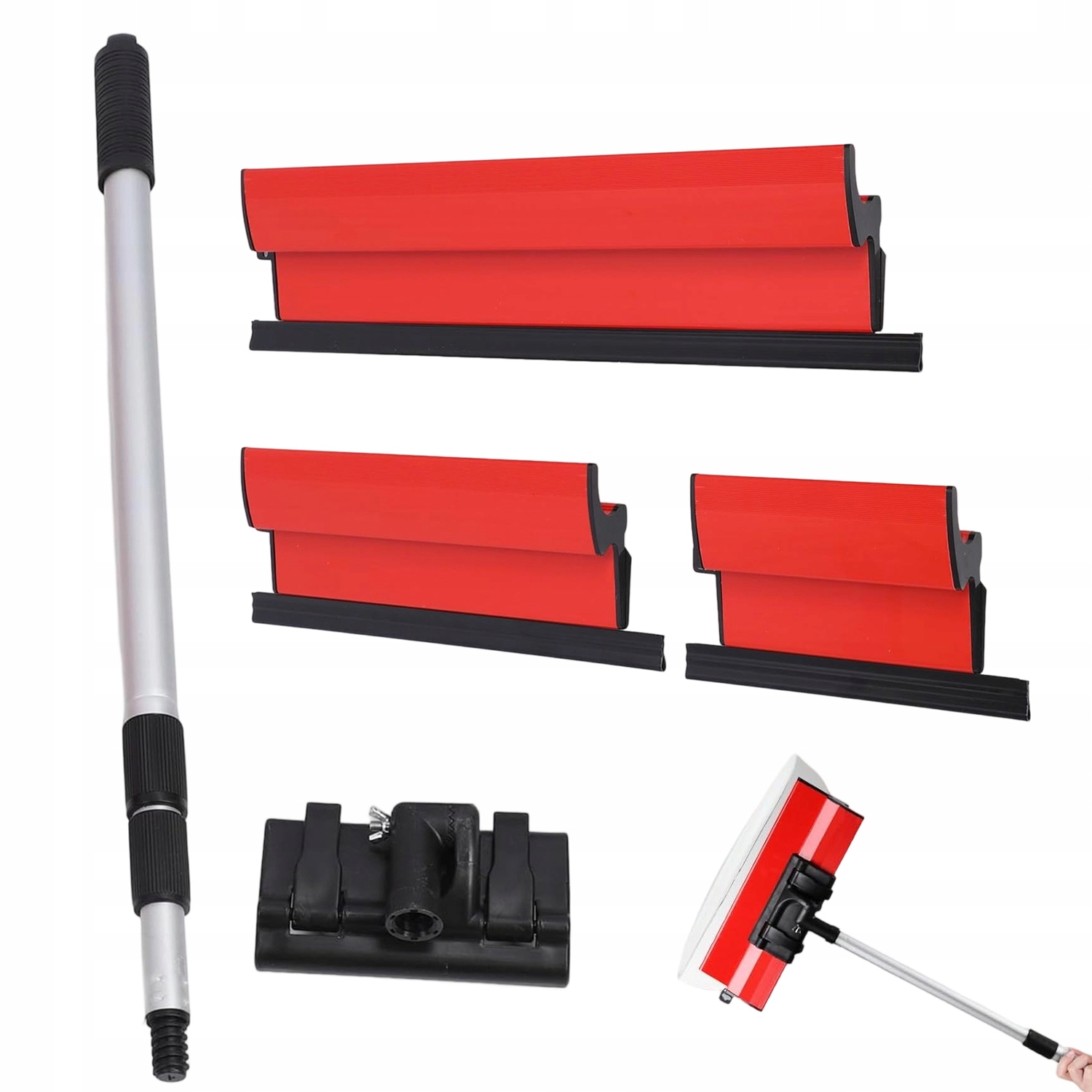 Set Nůž na hladítko 20/40/60 cm tele tyč 70-158 cm adaptér