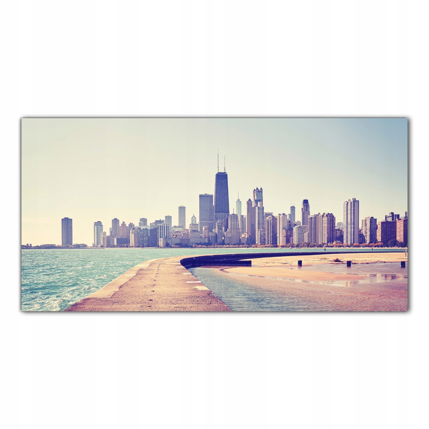 

Hartowany Obraz Szklany Chicago Miasto Usa 100x50