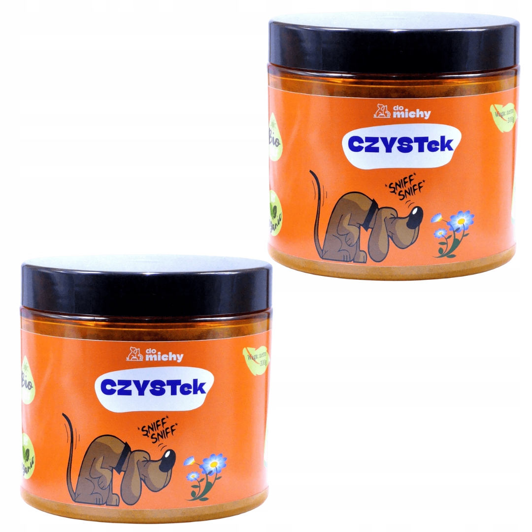 Levně Čistička pro psa v prášku Do michy srst klíšťata Do michy 2x300 g