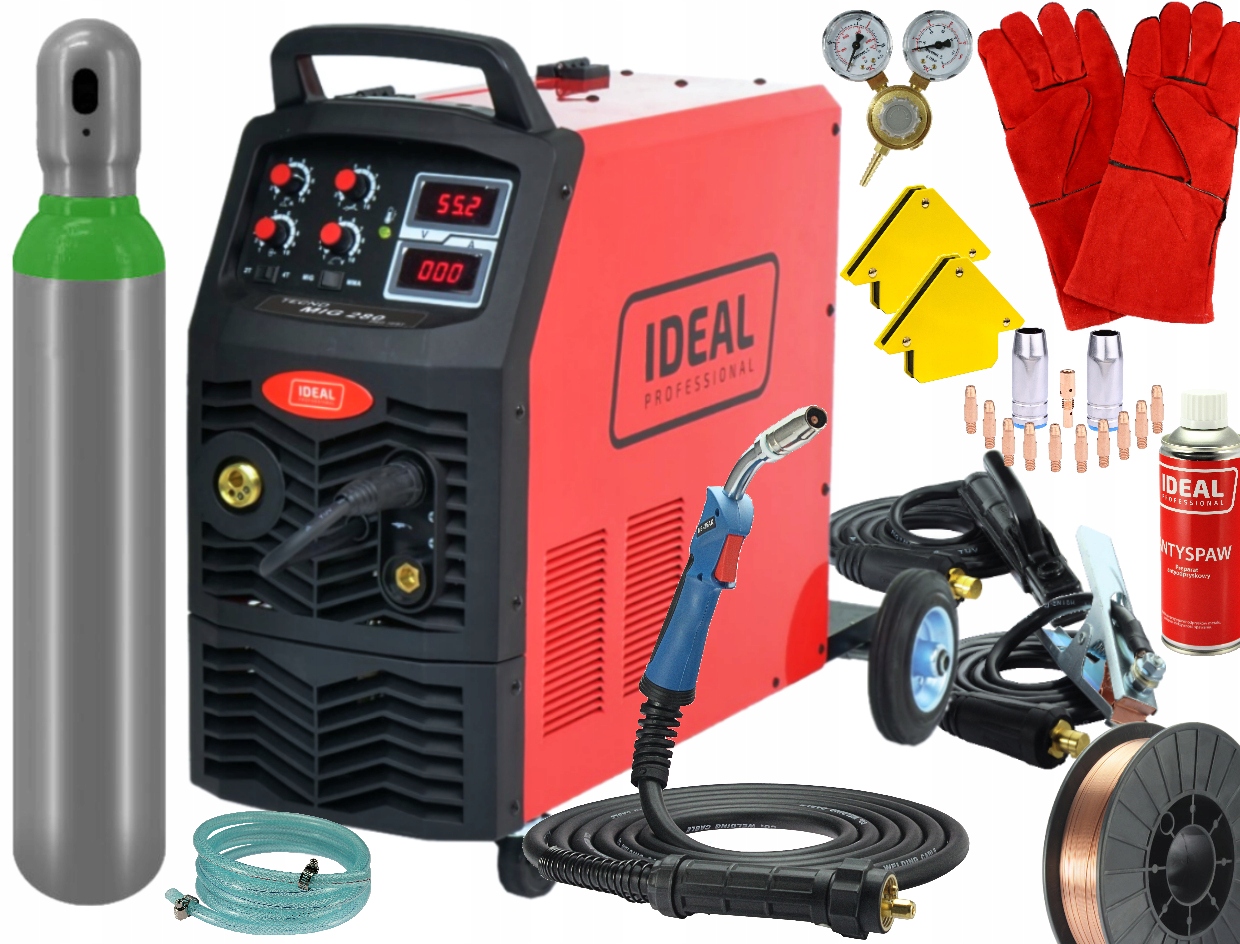 Spawarka MIGOMAT 400V TECNOMIG 280 4x4 MMA IDEAL