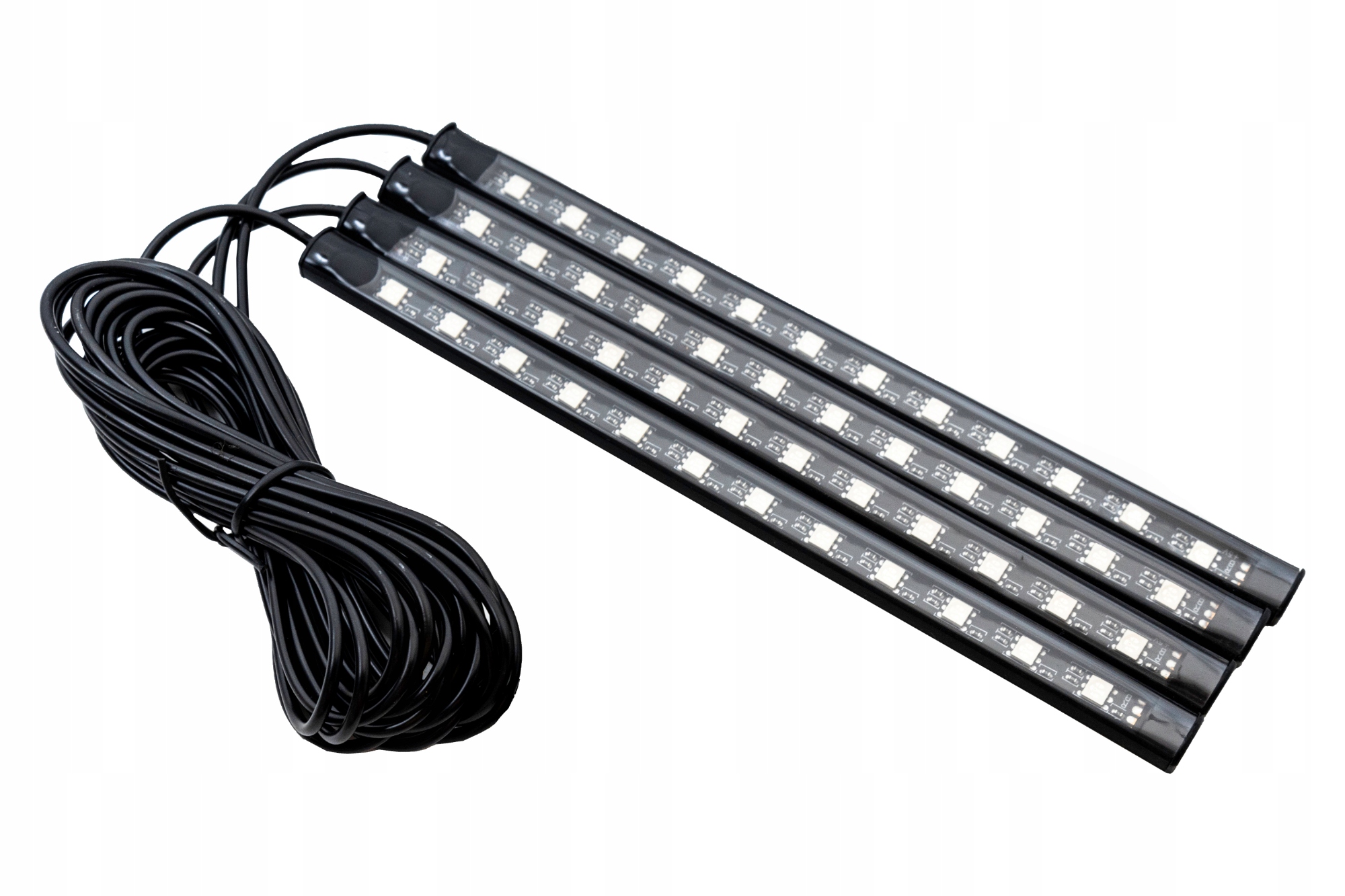 OŚWIETLENIE WNĘTRZA AUTA LED POJAZDU RGB USB APPKA (IN345) Producent części Interlook