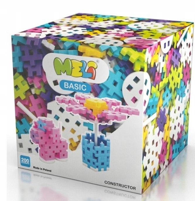 

Klocki Wafle Meli Constructor Pink 200 Wianek