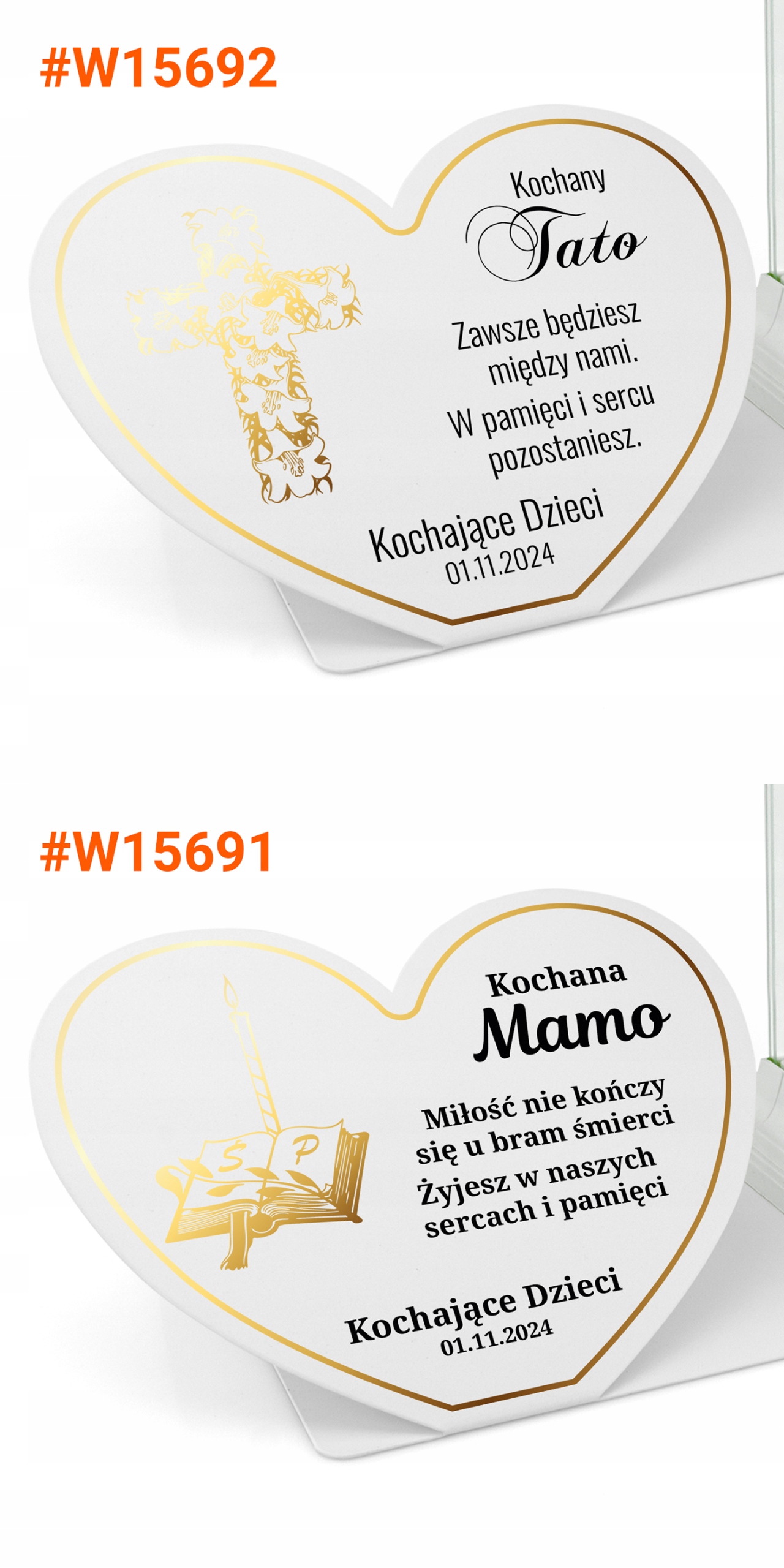 PERSONALIZOWANA PODSTAWKA NA GRÓB ZE ZNICZEM STATUETKA NA NAGROBEK XXL Szerokość produktu 40 cm