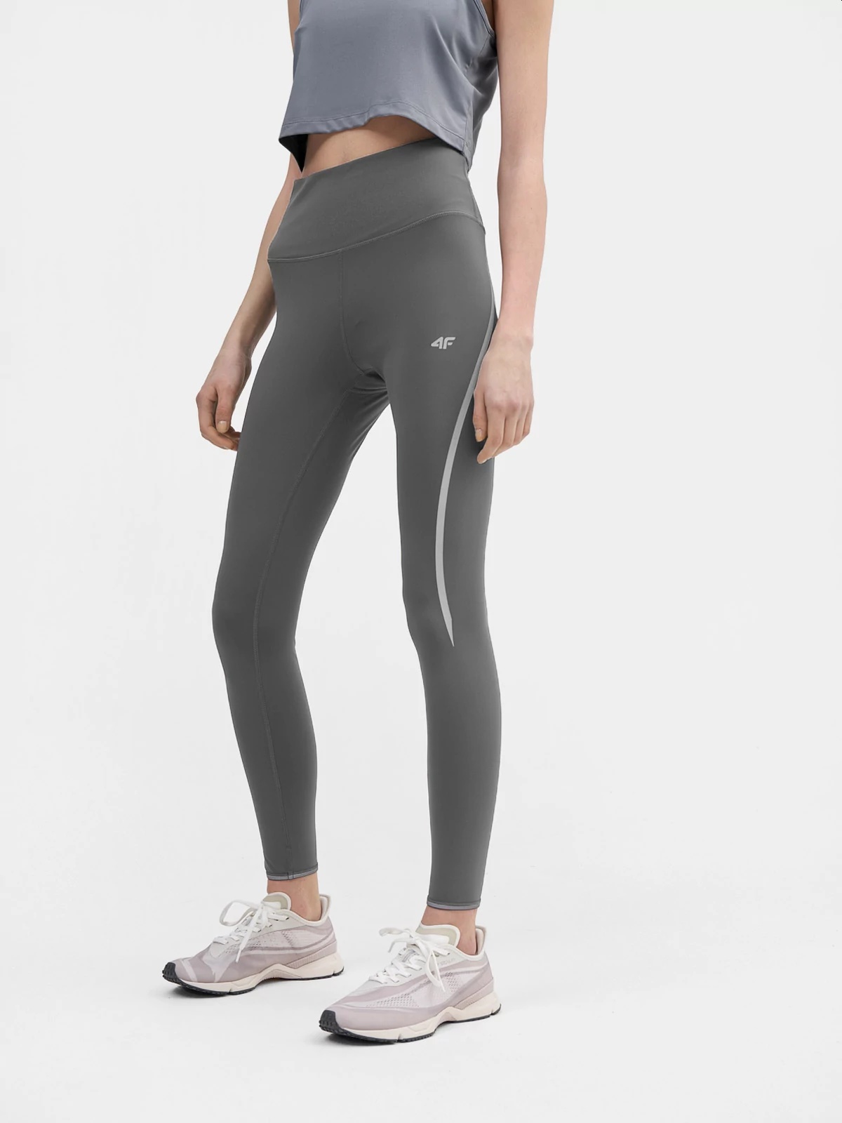 LEGGINSY DO BIEGANIA SZYBKOSCHNĄCE 4F KIESZEŃ S Marka 4F